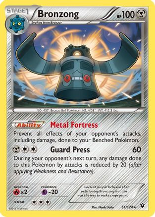 Bronzong (61) [XY - Fates Collide] Reverse Holofoil - Deck Out Gaming
