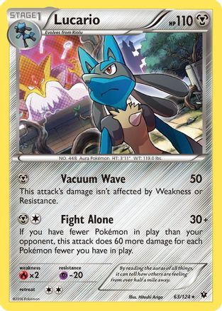 Lucario (63) (63) [XY - Fates Collide] Reverse Holofoil - Deck Out Gaming