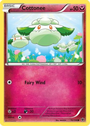 Cottonee (70) [XY - Fates Collide] Reverse Holofoil - Deck Out Gaming