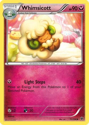 Whimsicott (71) [XY - Fates Collide] Reverse Holofoil - Deck Out Gaming