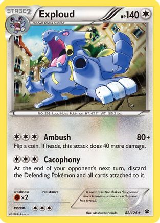 Exploud (82) [XY - Fates Collide] Reverse Holofoil - Deck Out Gaming