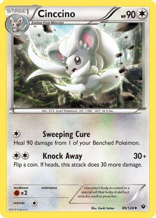 Cinccino (89) (89) [XY - Fates Collide] Reverse Holofoil - Deck Out Gaming