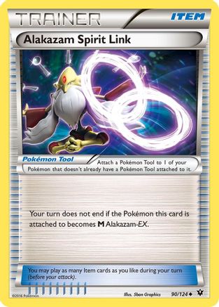 Alakazam Spirit Link (90) [XY - Fates Collide] Reverse Holofoil - Deck Out Gaming