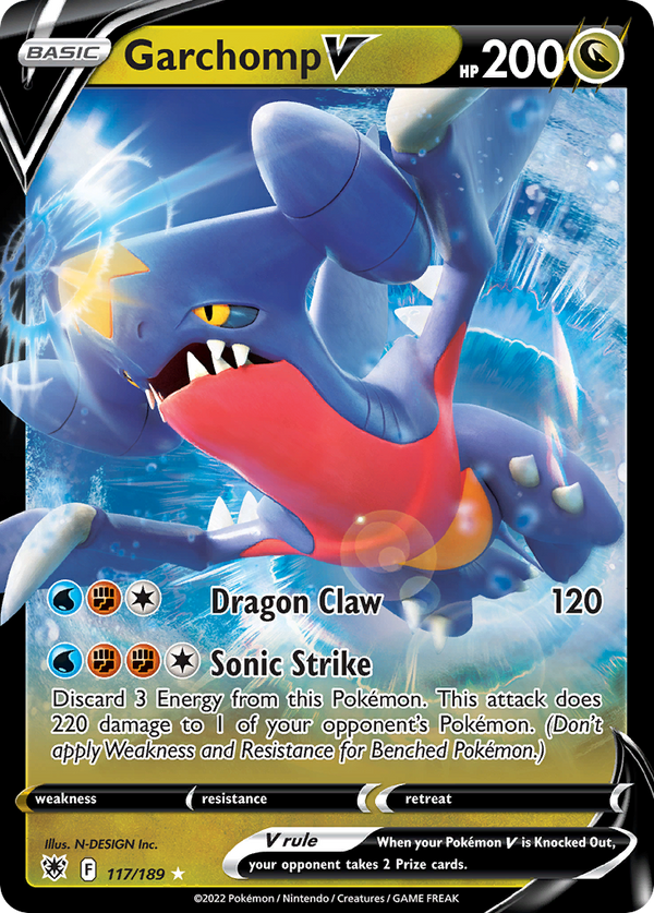 Garchomp V (117) [SWSH10: Astral Radiance] Holofoil - Deck Out Gaming