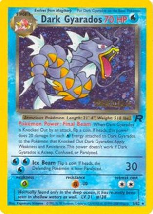 Dark Gyarados (Prerelease) (8) [WoTC Promo] Holofoil - Deck Out Gaming