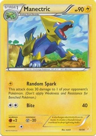 Manectric (22) (22) [XY Trainer Kit: Pikachu Libre & Suicune] - Deck Out Gaming