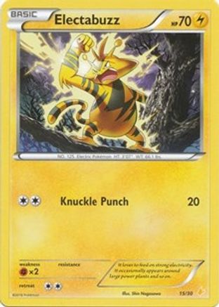 Electabuzz (15) (15) [XY Trainer Kit: Pikachu Libre & Suicune] - Deck Out Gaming