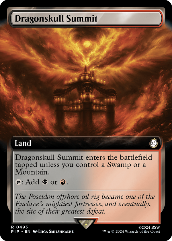 Dragonskull Summit (Extended Art) (493) [Fallout] - Deck Out Gaming