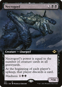 Necrogoyf (Extended Art) (451) [Modern Horizons 2] - Deck Out Gaming