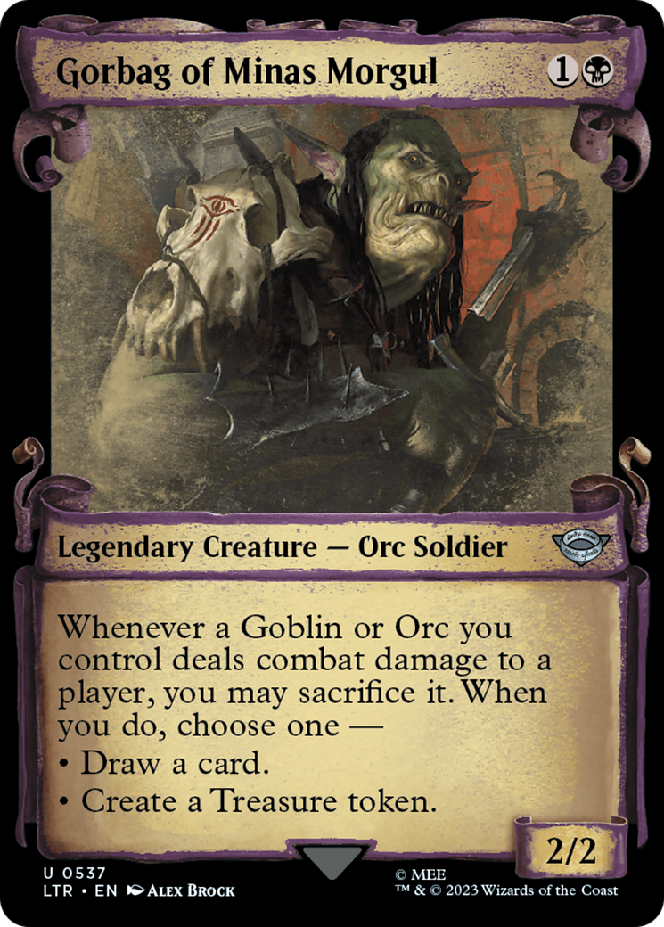 Gorbag of Minas Morgul (Showcase Scrolls) (537) [The Lord of the Rings: Tales of Middle-earth] - Deck Out Gaming