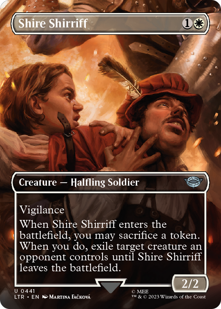 Shire Shirriff (Borderless) (441) [The Lord of the Rings: Tales of Middle-earth] foil - Deck Out Gaming