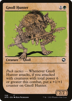 Gnoll Hunter (326) [Adventures in the Forgotten Realms] foil - Deck Out Gaming