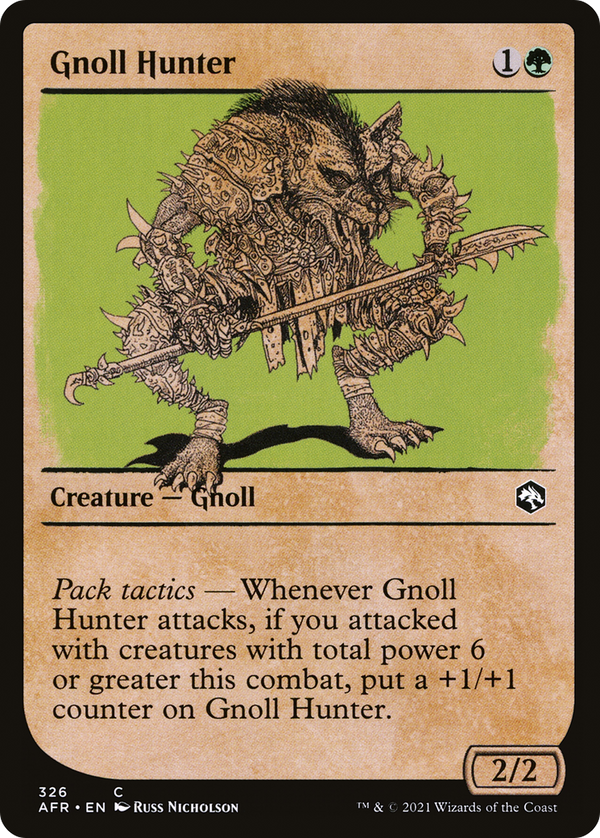 Gnoll Hunter (326) [Adventures in the Forgotten Realms] foil - Deck Out Gaming