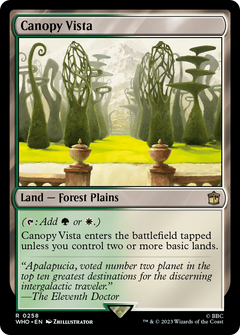 Canopy Vista (258) [Doctor Who] - Deck Out Gaming