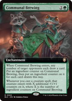 Communal Brewing (Extended Art) (63) [Bloomburrow Commander] - Deck Out Gaming