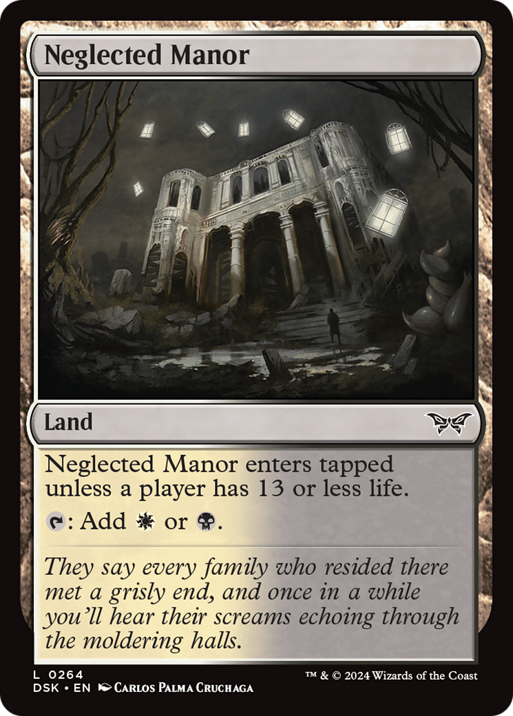 Neglected Manor (264) [Duskmourn: House of Horror] - Deck Out Gaming