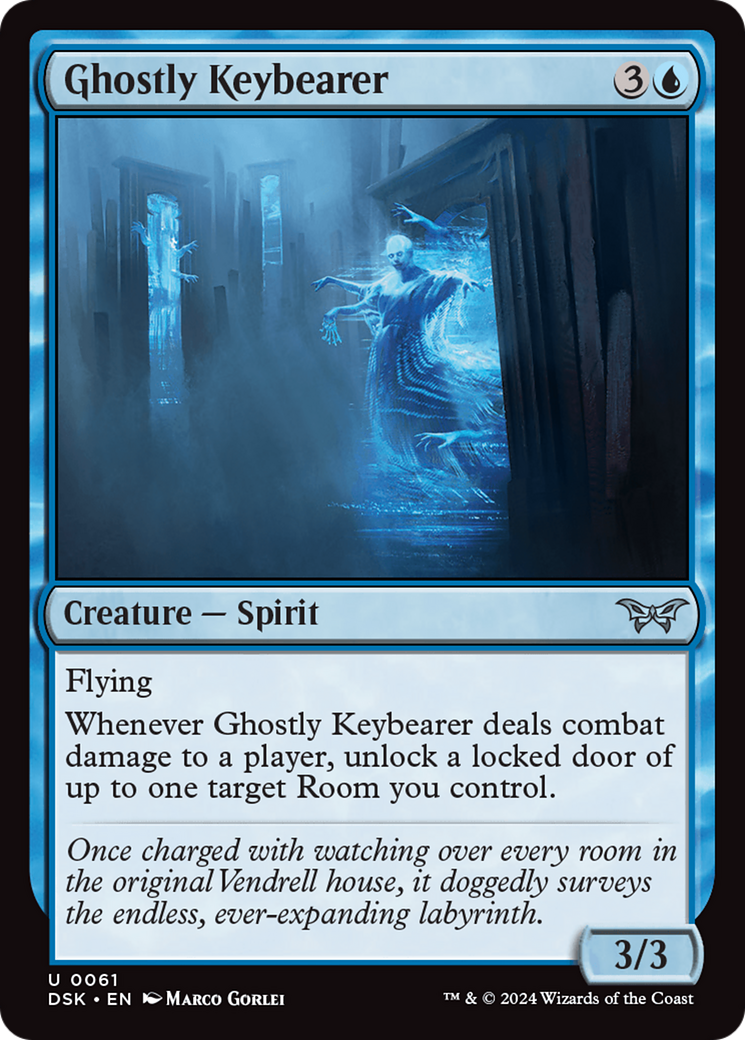 Ghostly Keybearer (61) [Duskmourn: House of Horror] foil - Deck Out Gaming