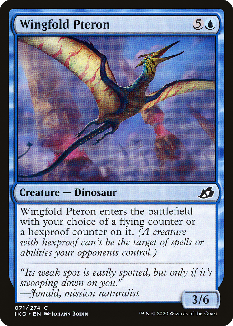 Wingfold Pteron (71) [Ikoria: Lair of Behemoths] - Deck Out Gaming