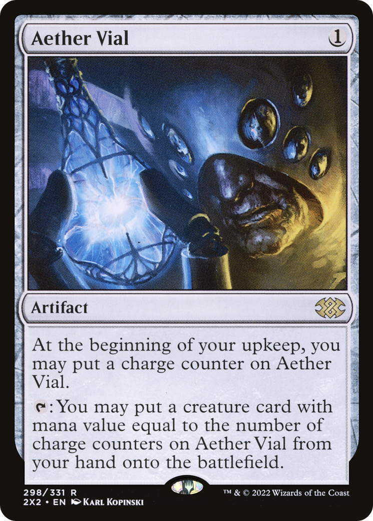 Aether Vial (298) [Double Masters 2022] - Deck Out Gaming