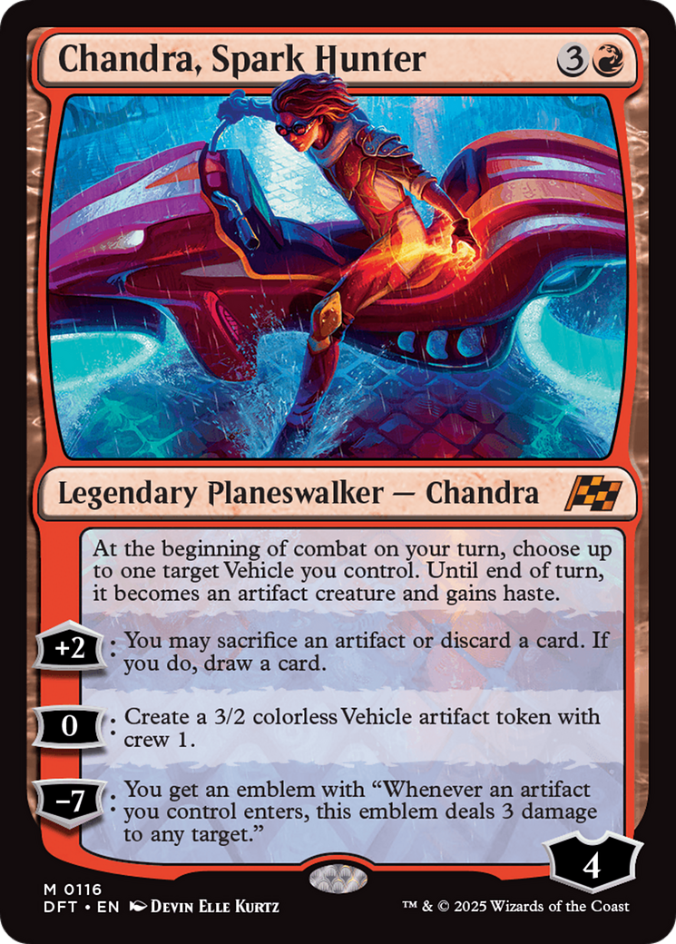 Chandra, Spark Hunter (116) [Aetherdrift] - Deck Out Gaming
