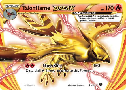 Talonflame BREAK (21) [XY - Steam Siege] Holofoil - Deck Out Gaming