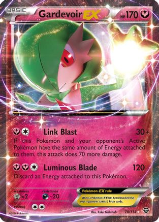 Gardevoir EX (78) [XY - Steam Siege] Holofoil - Deck Out Gaming