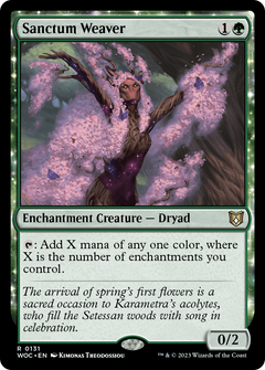 Sanctum Weaver (131) [Wilds of Eldraine Commander] - Deck Out Gaming
