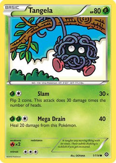 Tangela (1) [XY - Steam Siege] Reverse Holofoil - Deck Out Gaming