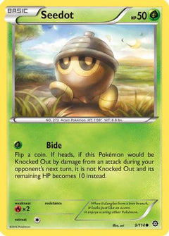 Seedot (9) [XY - Steam Siege] Reverse Holofoil - Deck Out Gaming