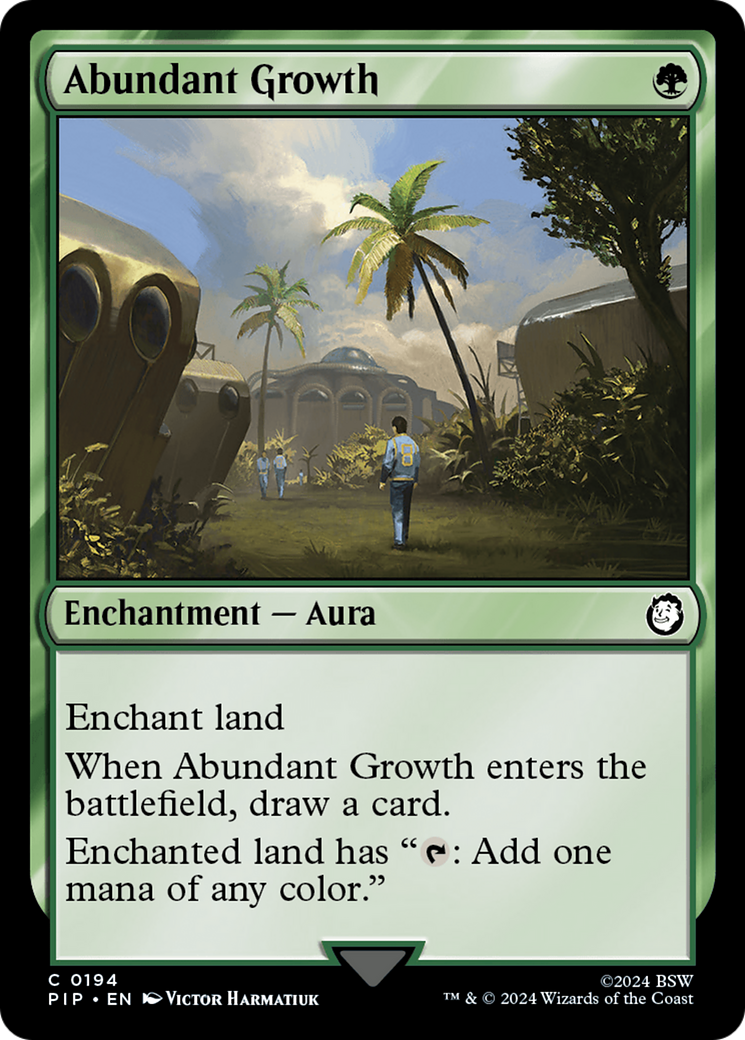 Abundant Growth (194) [Fallout] foil - Deck Out Gaming