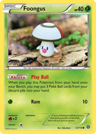Foongus (12) [XY - Steam Siege] Reverse Holofoil - Deck Out Gaming