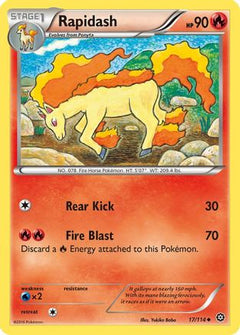 Rapidash (17) [XY - Steam Siege] Reverse Holofoil - Deck Out Gaming