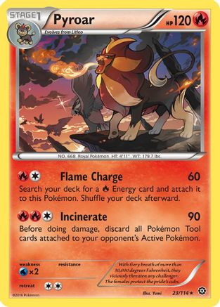 Pyroar (23) [XY - Steam Siege] Reverse Holofoil - Deck Out Gaming