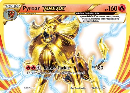 Pyroar BREAK (24) [XY - Steam Siege] Holofoil - Deck Out Gaming