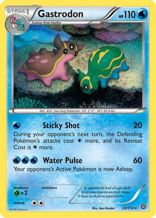 Gastrodon (29) [XY - Steam Siege] Reverse Holofoil - Deck Out Gaming