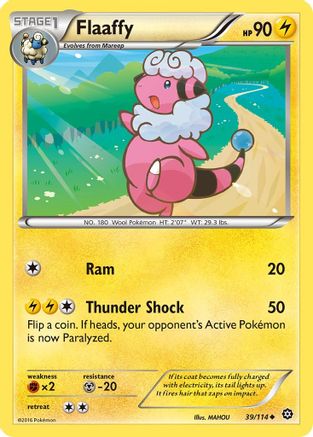 Flaaffy (39) [XY - Steam Siege] Reverse Holofoil - Deck Out Gaming