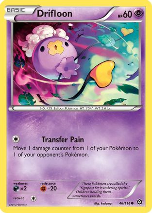 Drifloon (46) [XY - Steam Siege] Reverse Holofoil - Deck Out Gaming