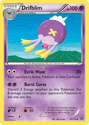 Drifblim (47) [XY - Steam Siege] Reverse Holofoil - Deck Out Gaming