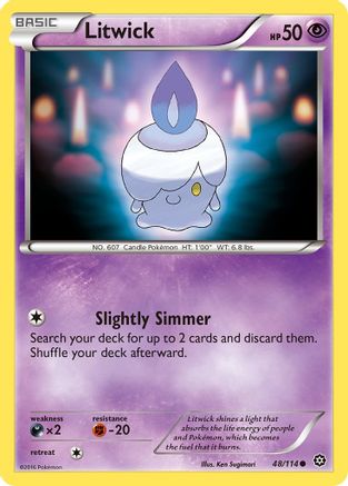 Litwick (48) [XY - Steam Siege] Reverse Holofoil - Deck Out Gaming
