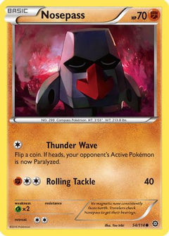 Nosepass (54) [XY - Steam Siege] Reverse Holofoil - Deck Out Gaming