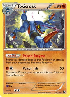 Toxicroak (59) [XY - Steam Siege] Reverse Holofoil - Deck Out Gaming