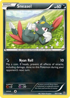 Sneasel (60) [XY - Steam Siege] Reverse Holofoil - Deck Out Gaming