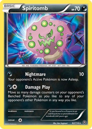 Spiritomb (62) [XY - Steam Siege] Reverse Holofoil - Deck Out Gaming