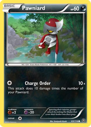Pawniard (63) [XY - Steam Siege] Reverse Holofoil - Deck Out Gaming