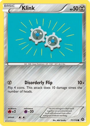 Klink (71) [XY - Steam Siege] Reverse Holofoil - Deck Out Gaming