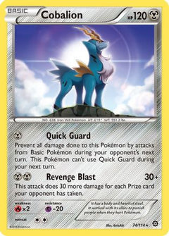 Cobalion (74) [XY - Steam Siege] Reverse Holofoil - Deck Out Gaming