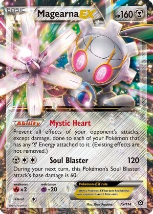 Magearna EX (75) [XY - Steam Siege] Holofoil - Deck Out Gaming