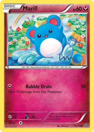Marill (76) [XY - Steam Siege] Reverse Holofoil - Deck Out Gaming