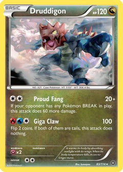 Druddigon (83) [XY - Steam Siege] Reverse Holofoil - Deck Out Gaming
