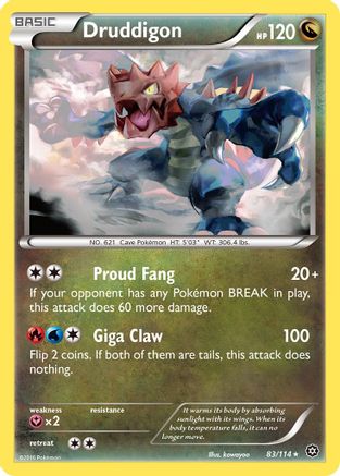 Druddigon (83) [XY - Steam Siege] Reverse Holofoil - Deck Out Gaming